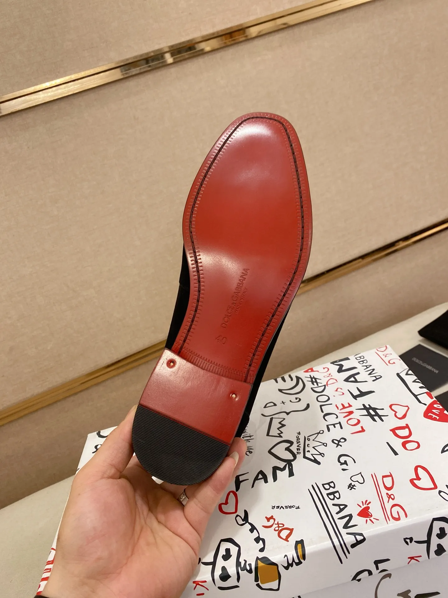 Men's clothing and shoes💰 520💰🌲DG top-notch🔍🔍men's new leather shoes🚹sold at the same time⚠The uppers are imported cowhide from Italy, the entire imported cowhide lining, and imported accessories💪💪, completely 1⃣️ vs. 1⃣️🇮🇹 💪💪, ⚠Sole: The original sole is specially provided by the original factory, the exclusive movable molded sole is super comfortable, ⚠Original factory follow-up goods, 🔍🔍high quality, can be entered and exited at will, welcome to compare ⚠Size number: 38-44. Can be customized 45 non-returnable